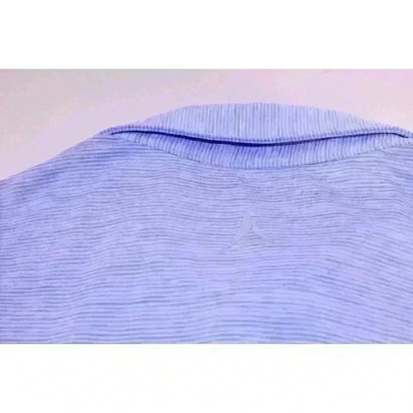 Bermuda Sands Wick Away Tech 1/4 Button Up Golf Shirt Light Blue Men's Size M - Picture 13 of 14